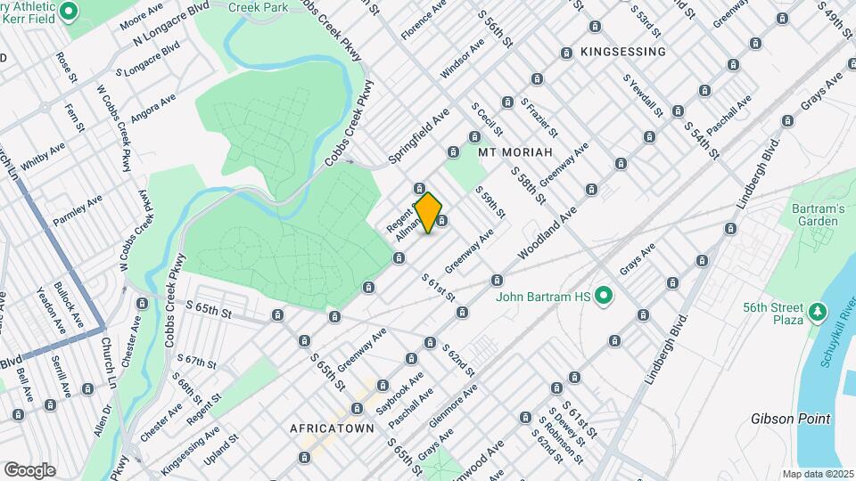 6040 Kingsessing Ave, Unit 1 Map and Location Details