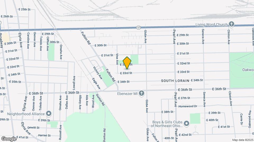 1627-1629 E 33rd St Map and Location Details