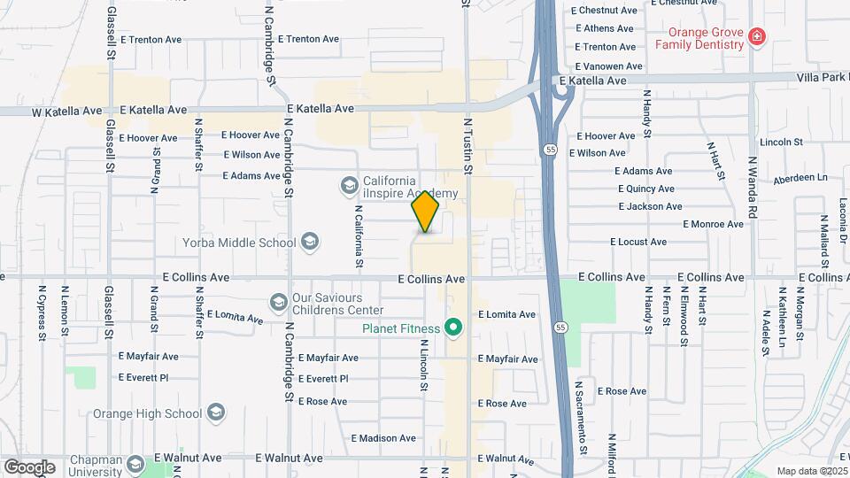 1430 E Locust Ave Map and Location Details