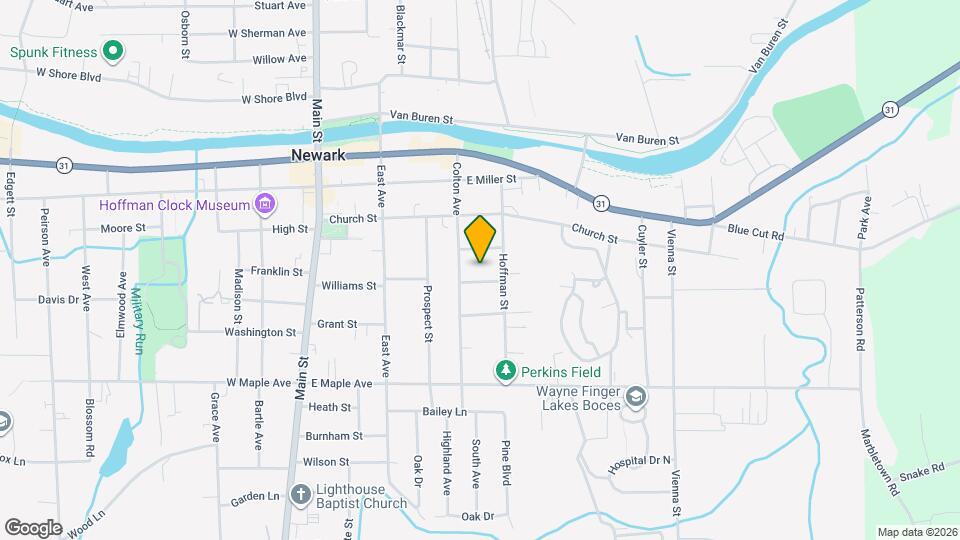 416 Colton Ave Mapa y Detalles de la Ubicación