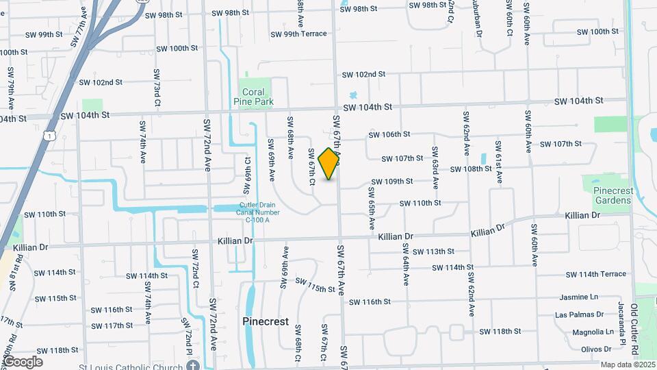 10840 SW 67th Ave Map and Location Details
