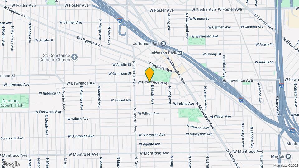 5505 W Lawrence Ave Map and Location Details