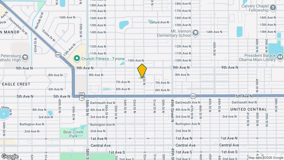 5211 7th Ave N Map and Location Details
