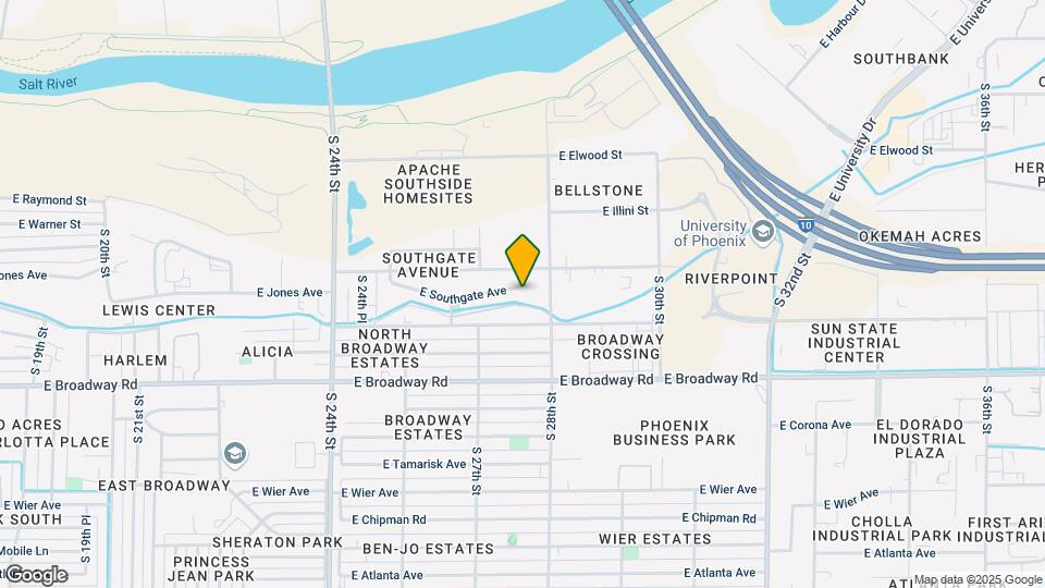 2723 E Southgate Ave Mapa y Detalles de la Ubicación
