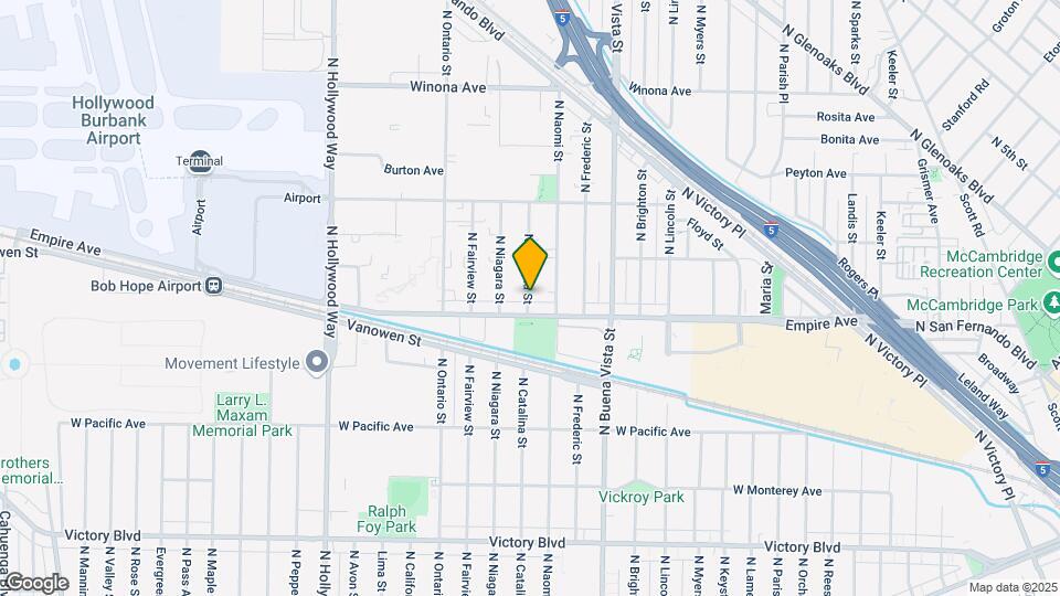 2228 N Catalina St Map and Location Details