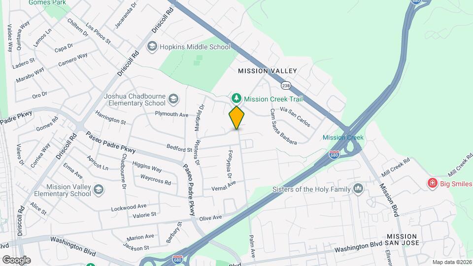 706 Wisteria Dr Map and Location Details