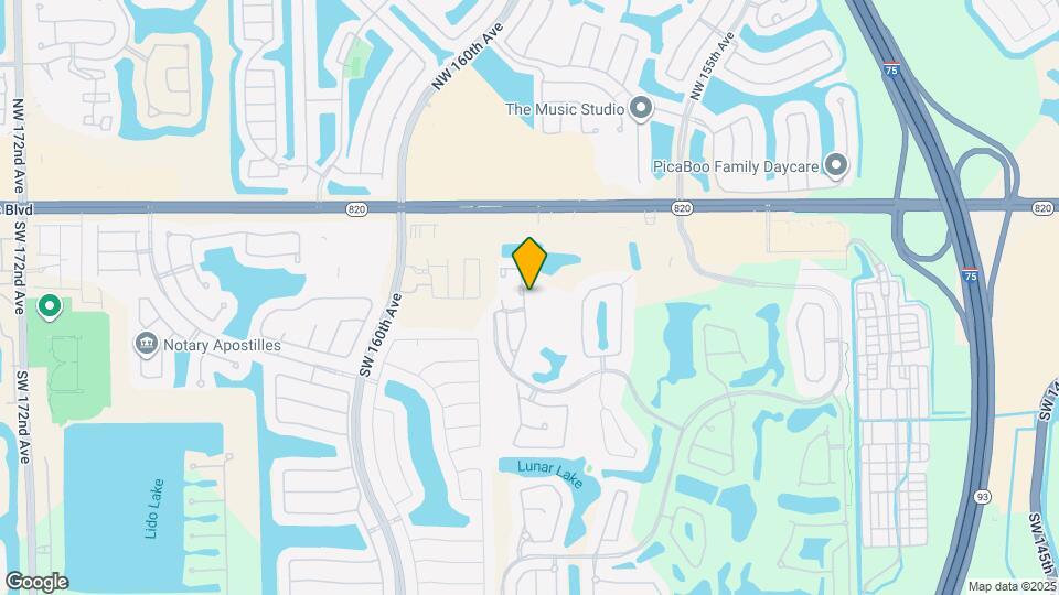 501 SW 158th Terrace Map and Location Details