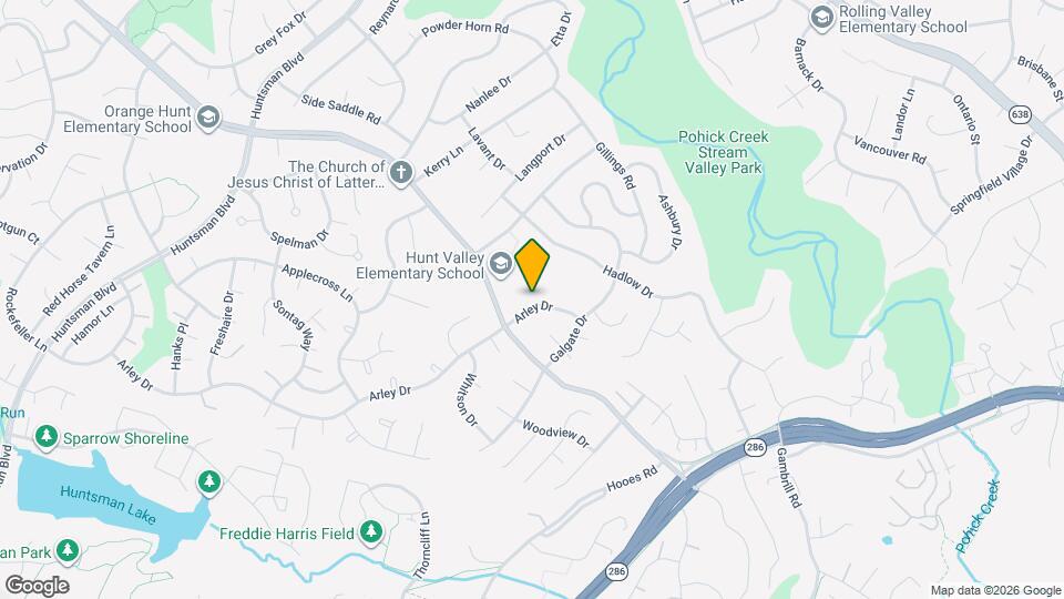 8614 Arley Dr Map and Location Details