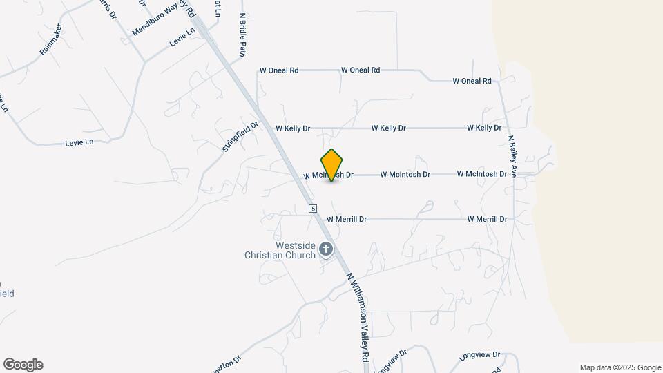 1725 W McIntosh Dr Map and Location Details