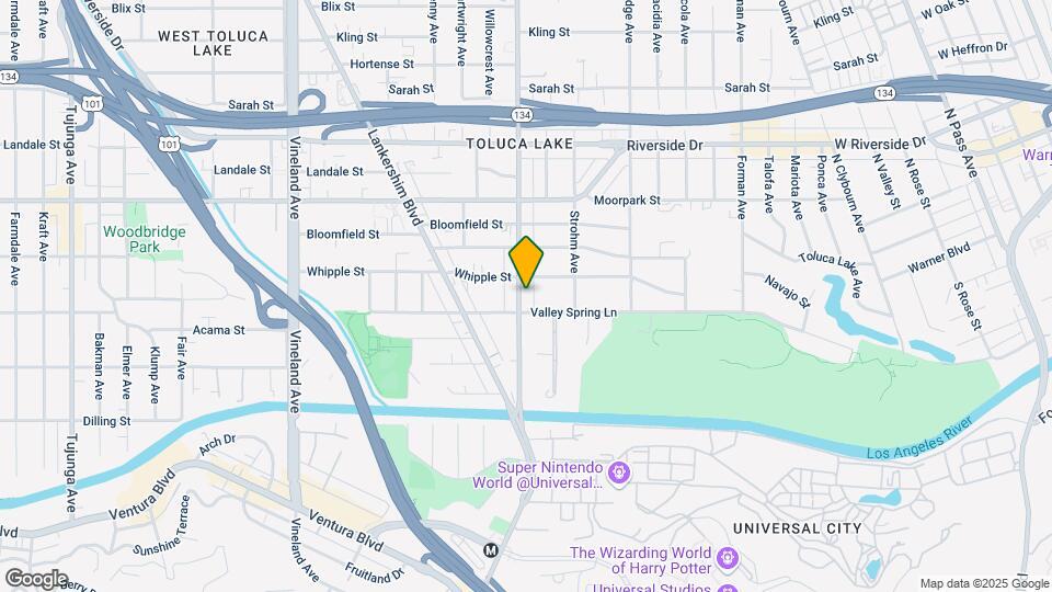 4252-4256 1/2 Cahuenga Blvd Map and Location Details