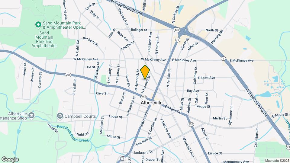 206 N Emmett St Map and Location Details