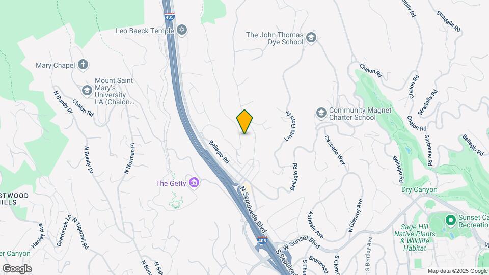1104 Casiano Rd Map and Location Details