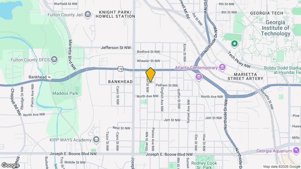 615 Oliver St NW Map and Location Details