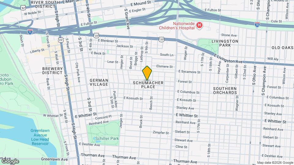 411 Forest St Map and Location Details