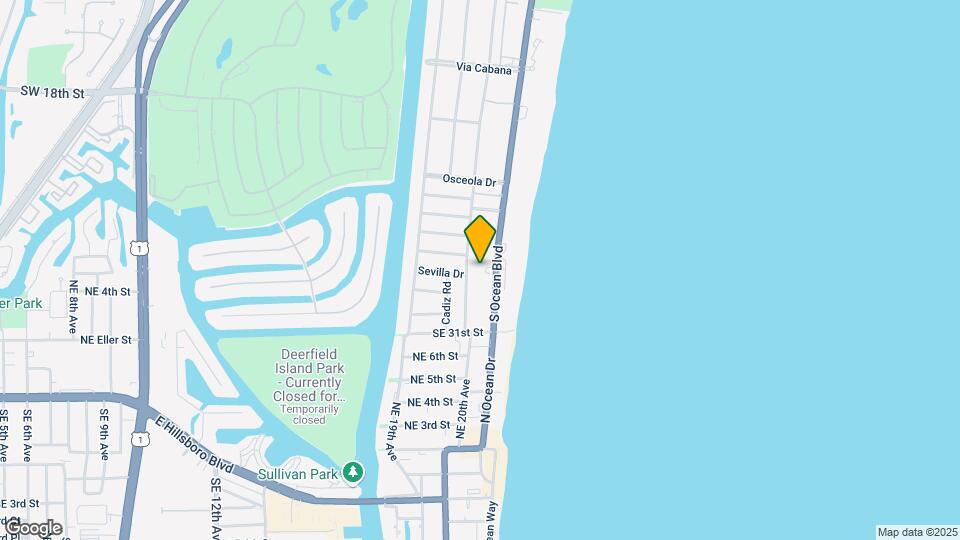 2851 S Ocean Blvd Map and Location Details