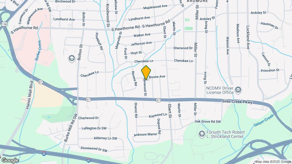 1409 Kenwood St Map and Location Details