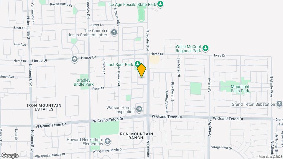 8213 Calico Wind St Map and Location Details