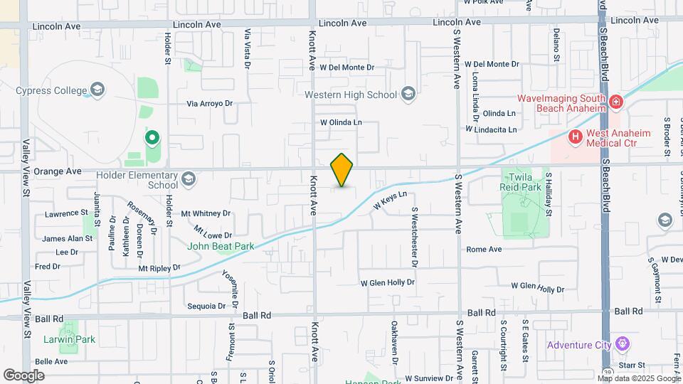 630 S Knott Ave Map and Location Details