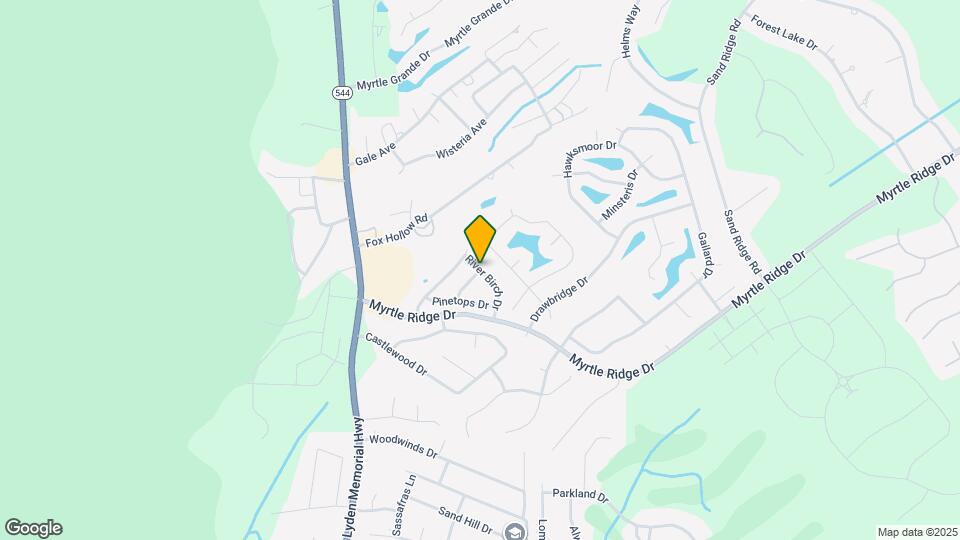 1206 Willow Oak Dr Map and Location Details