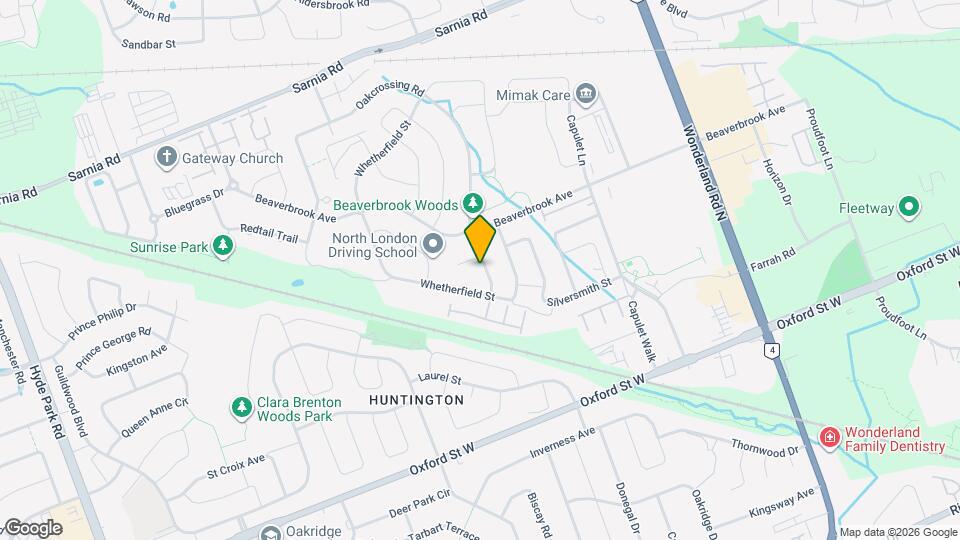 691 Oakcrossing Rd Map and Location Details