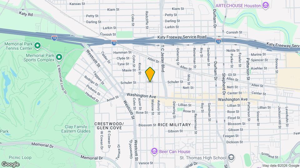 5707 Schuler St Map and Location Details