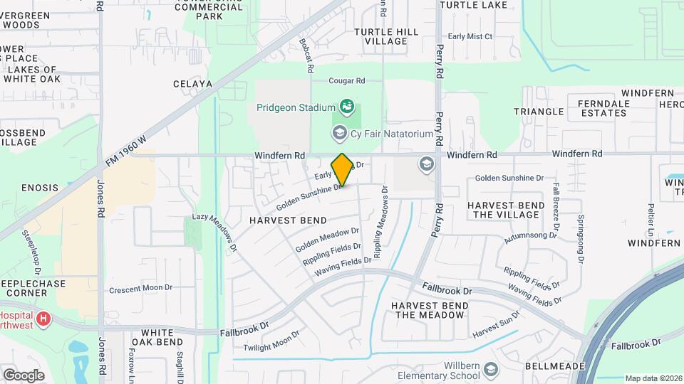 9919 Golden Sunshine Dr Map and Location Details