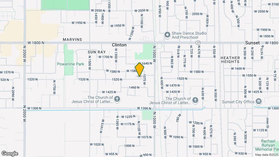 1054 W 1520 N-Unit -1054 W Goodyear Ave Mapa y Detalles de la Ubicación