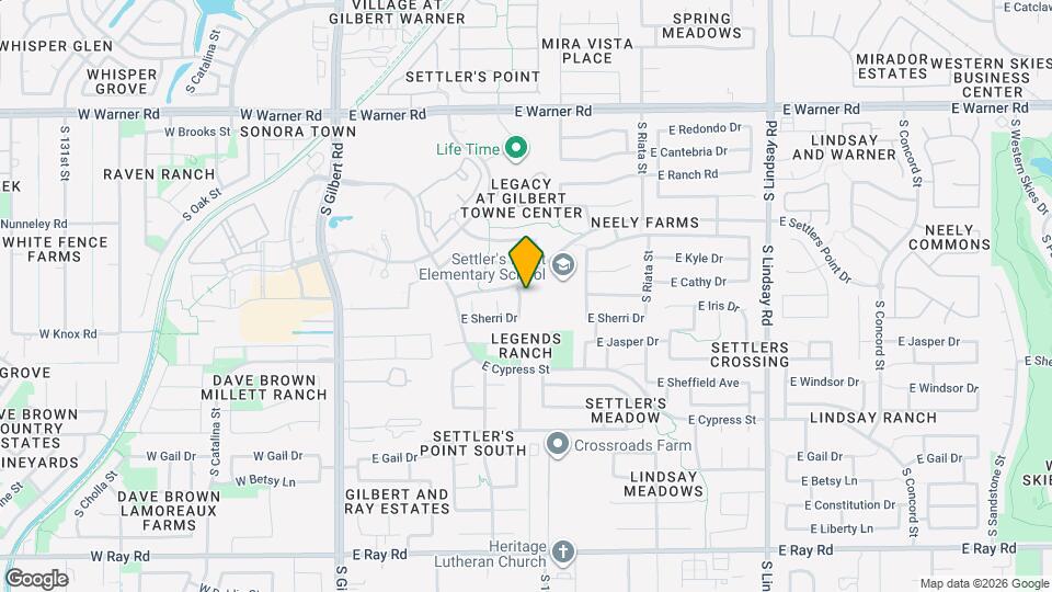 1137 S Larkspur St Map and Location Details