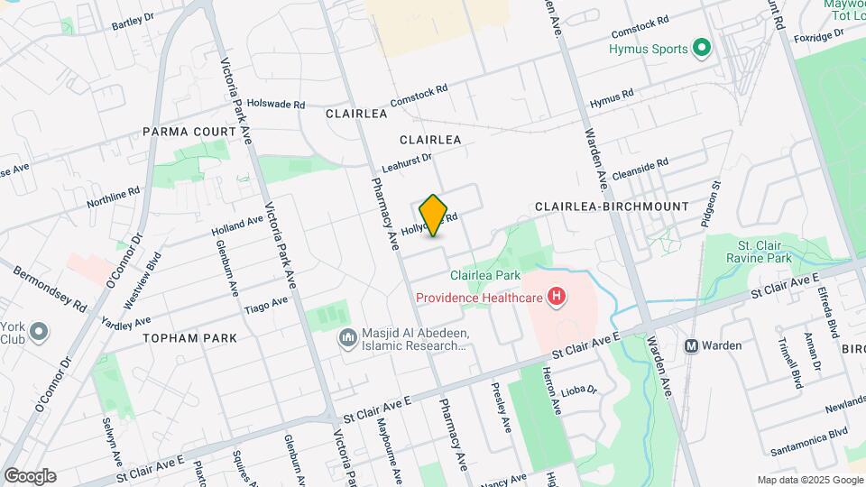 16 Clairlea Crescent Map and Location Details