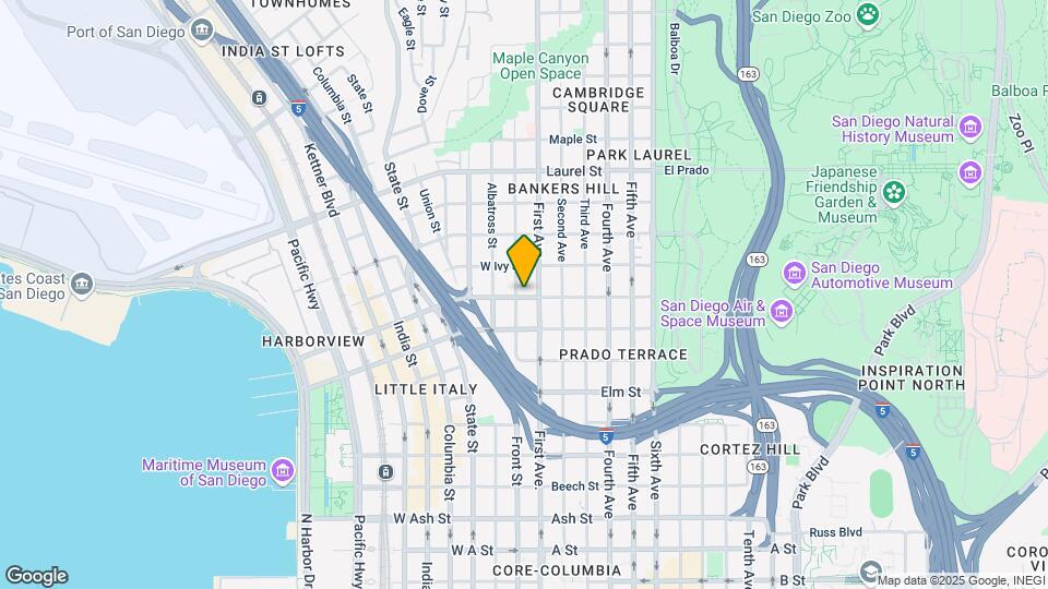Hawthorne Studio Apartments Map and Location Details
