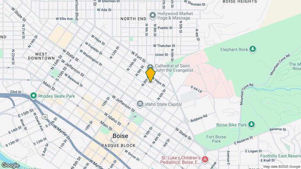 712 W Franklin Rd Mapa y Detalles de la Ubicación