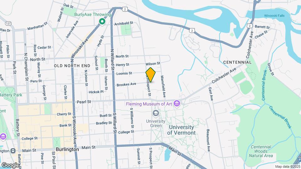 46 N Prospect St Map and Location Details