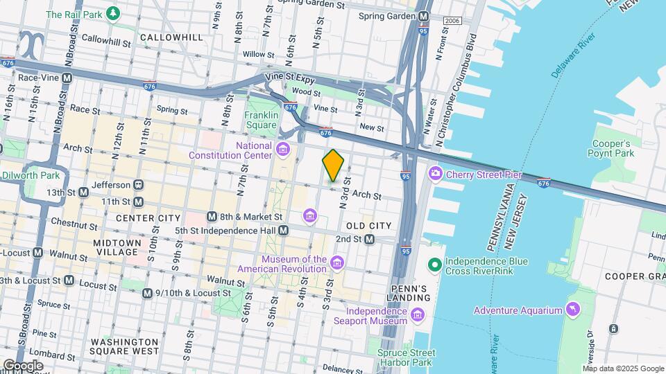 315 Arch St, Unit 604 Map and Location Details