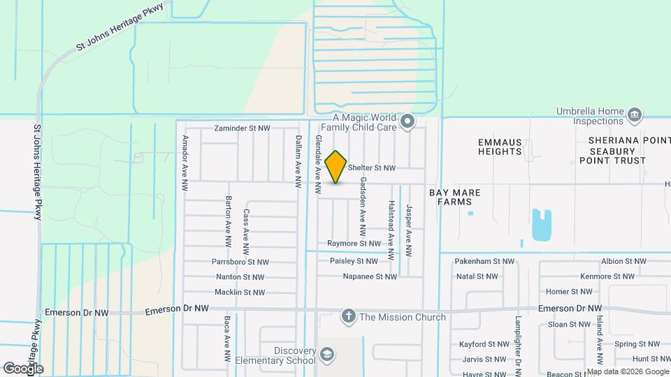 1660 Wake Forest Rd NW Map and Location Details