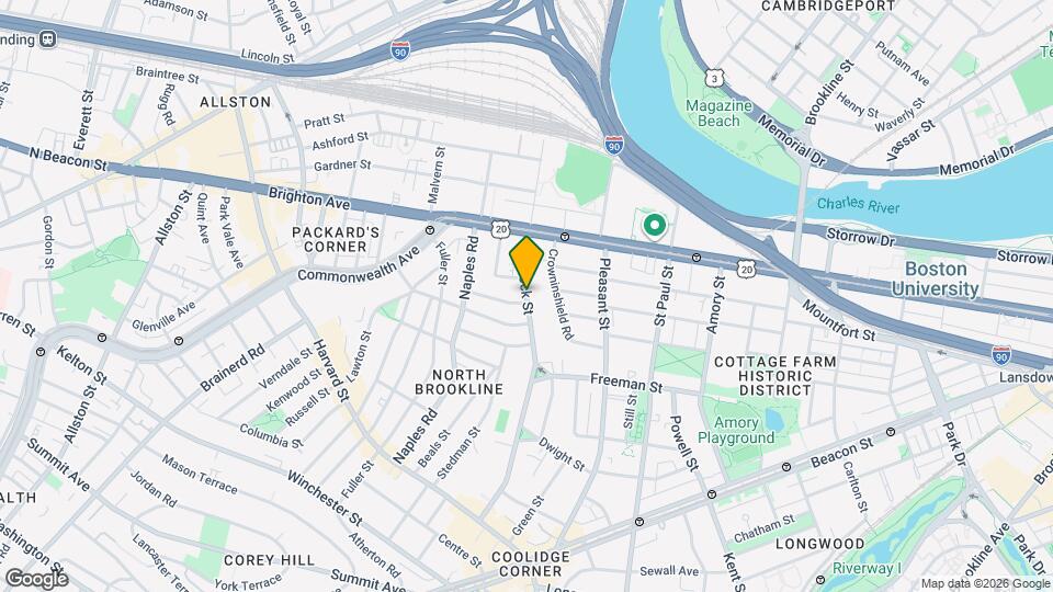 223 Babcock St Map and Location Details