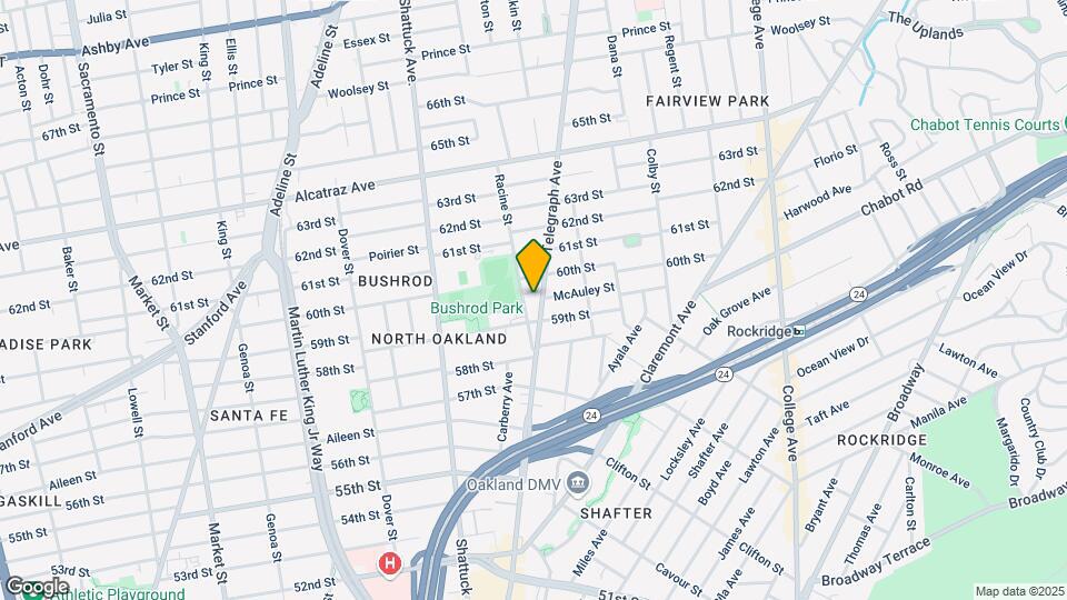 5939 Telegraph Ave Map and Location Details