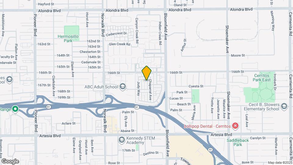 16734 Cedarwood Cir Map and Location Details