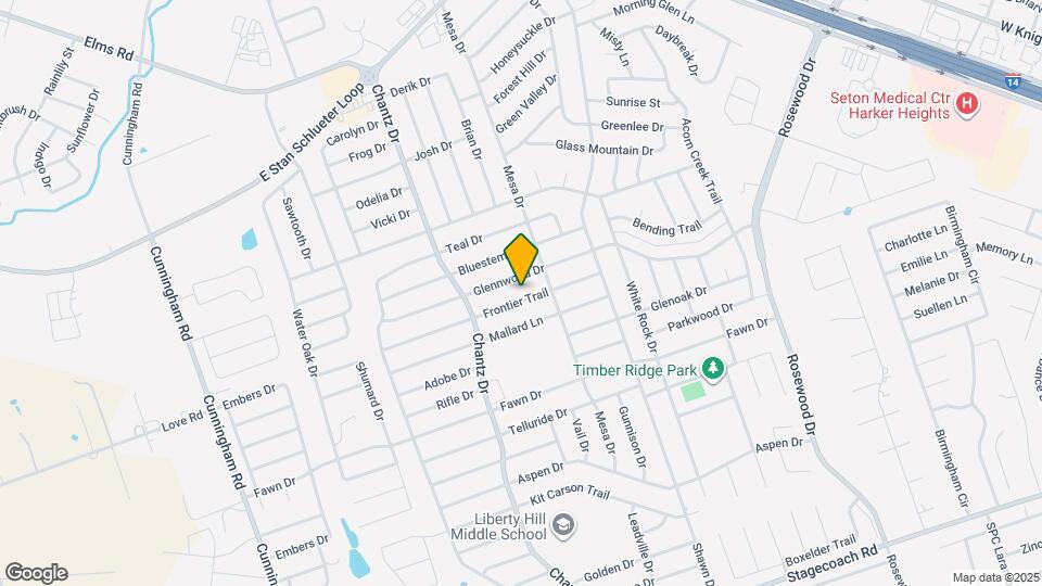 4601 Frontier Trail Map and Location Details