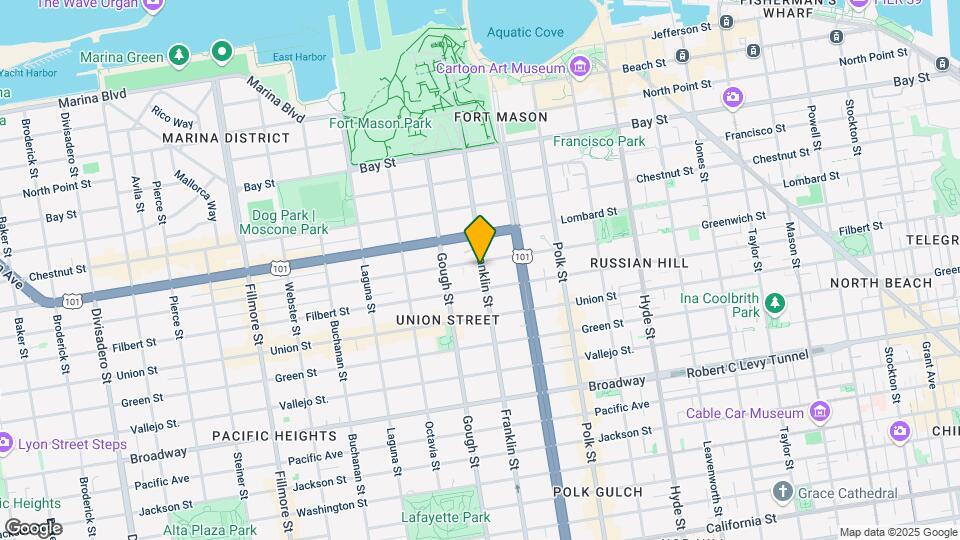 2755 Franklin Street Map and Location Details