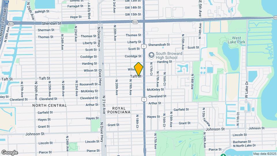 Hollywood Host Apartments Map and Location Details