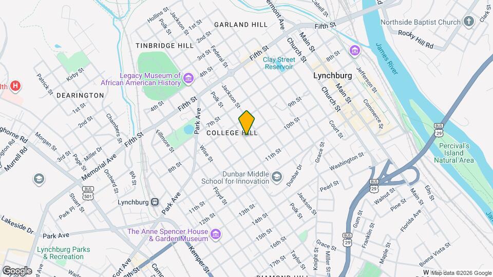 900 Polk St Map and Location Details