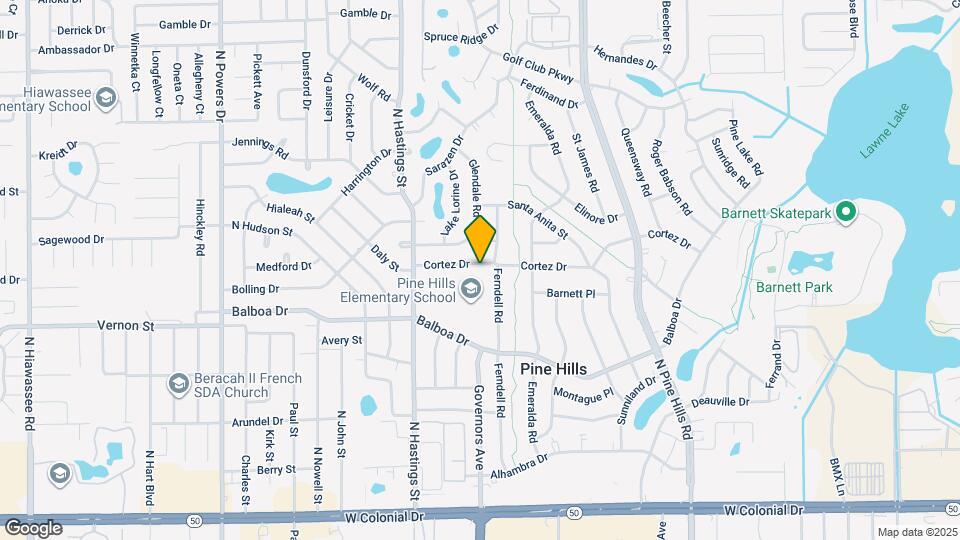 5604 Cortez Dr Mapa y Detalles de la Ubicación