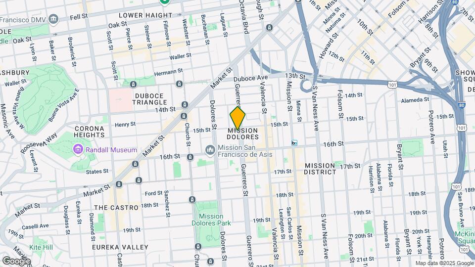 320 Guerrero St Mapa y Detalles de la Ubicación
