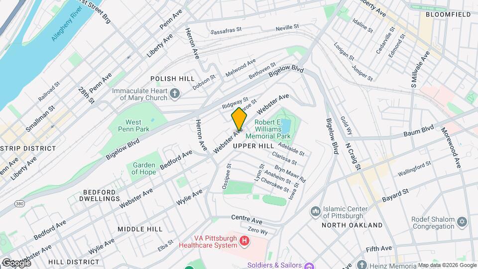 3374 Webster Ave Map and Location Details