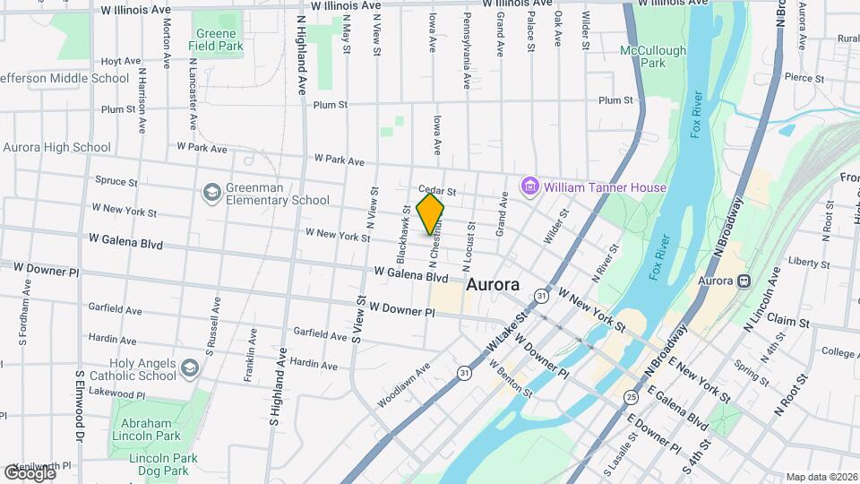 102-106 N Chestnut St Map and Location Details