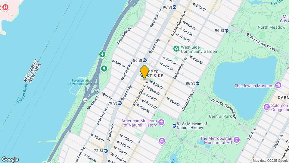 488 Amsterdam Ave Map and Location Details
