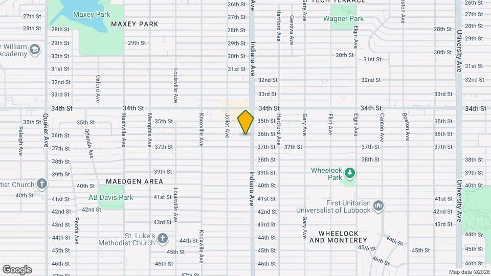 3405 36th St Mapa y Detalles de la Ubicación