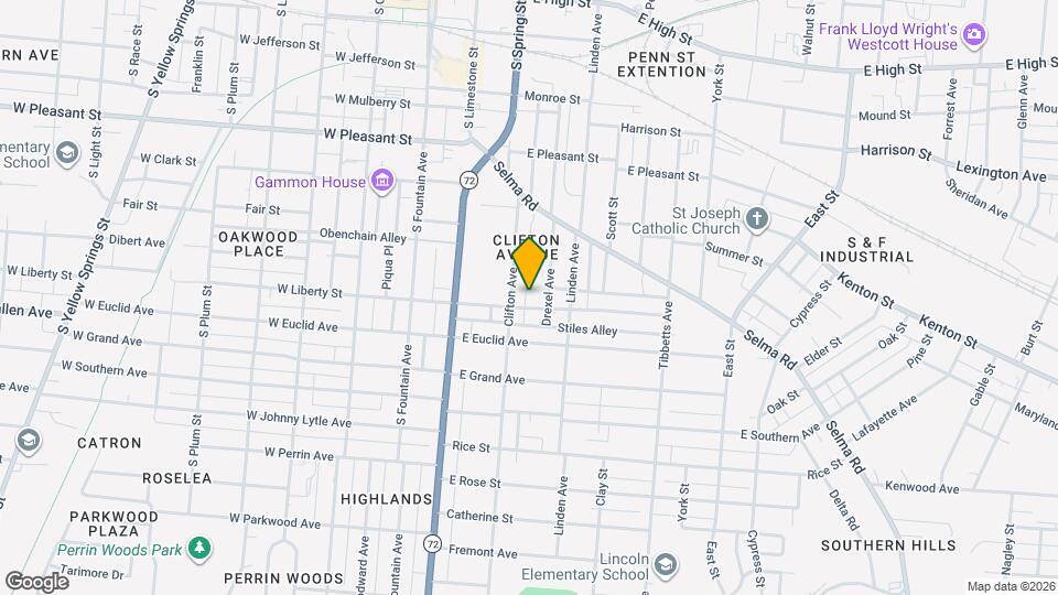 218 E Liberty St Map and Location Details