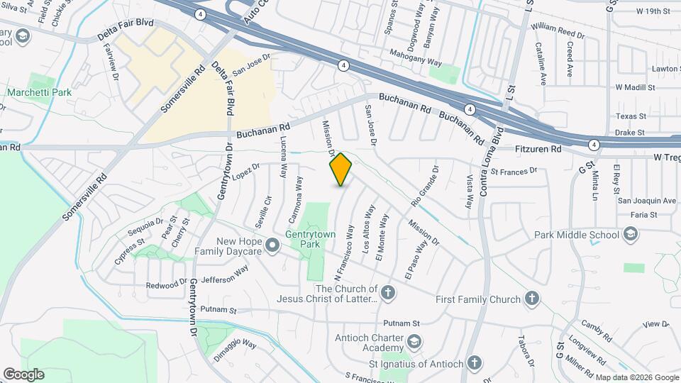 2920 Palo Verde Way Map and Location Details