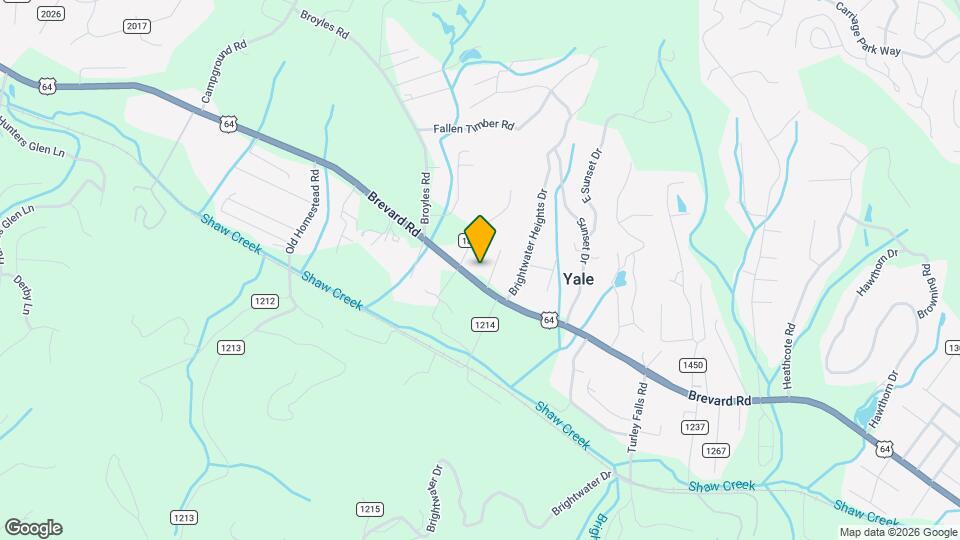 3441 Brevard Rd Map and Location Details